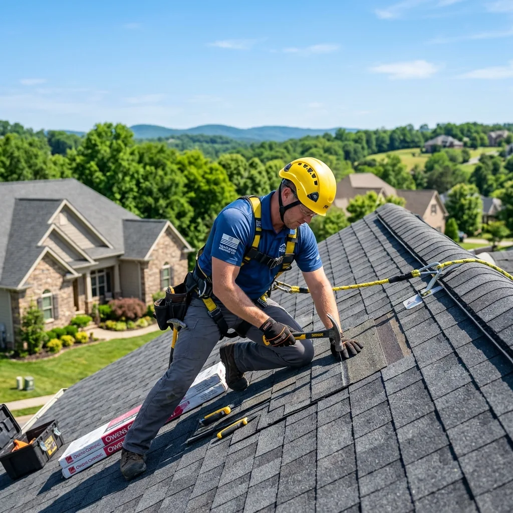 Metal roof installation