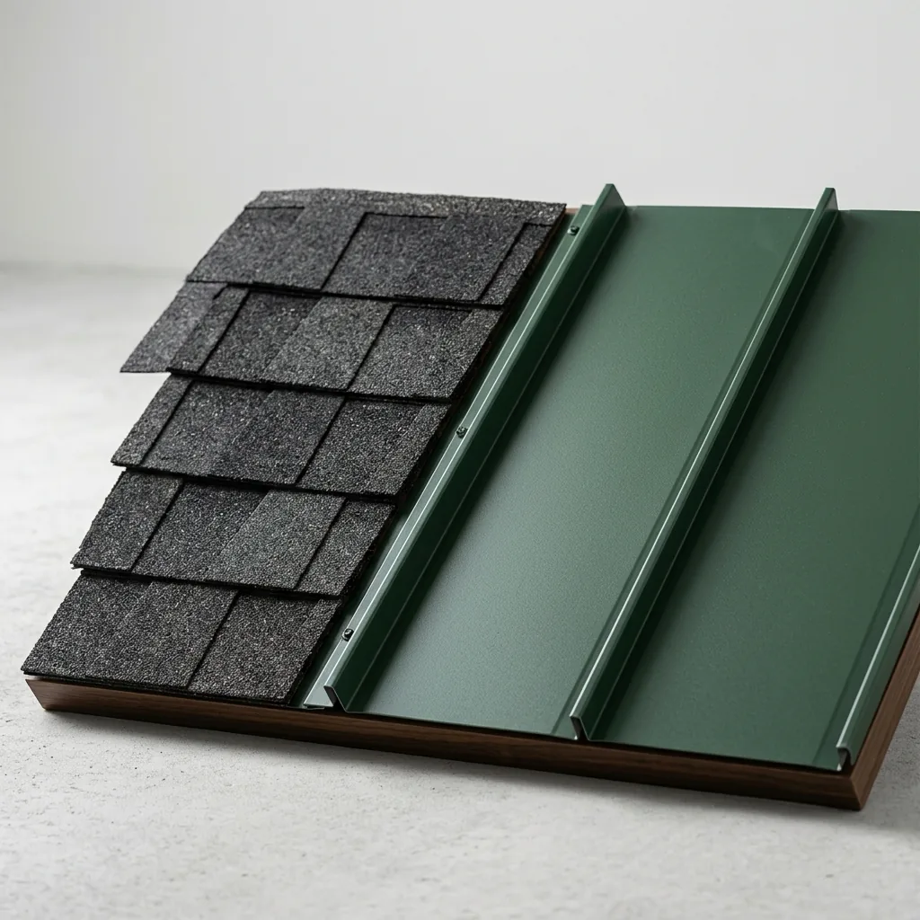 Architectural shingle roof
